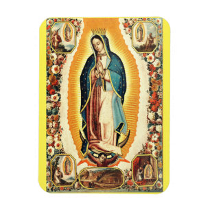 Unsere Liebe Frau von Guadalupe Strahlende Kunst Magnet
