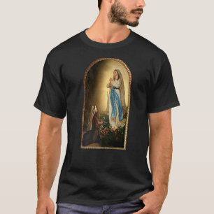 Unsere Liebe Frau von Lourdes St. Bernadette Unbef T-Shirt
