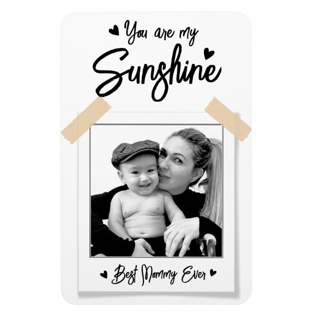 Unsere Liebe | Hanging-Foto | Mama Magnet Geschenk (Vertikal)