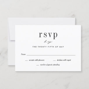 Unsere Liebe Hochzeit RSVP Card bestellbare Farbe Dankeskarte