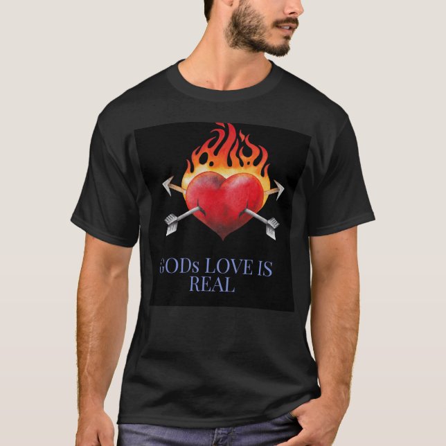 Unsere Liebe ist echter T - Shirt (Vorderseite)