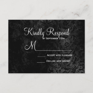 Unsere Liebe ist Ewiges Skelett für Hochzeiten RSV RSVP Karte