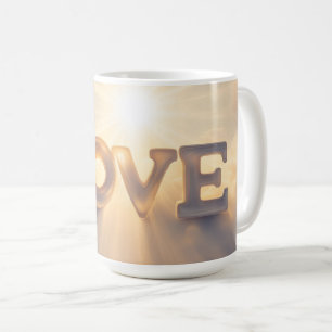 Unsere Liebe ist himmlisch gesendet Kaffeetasse