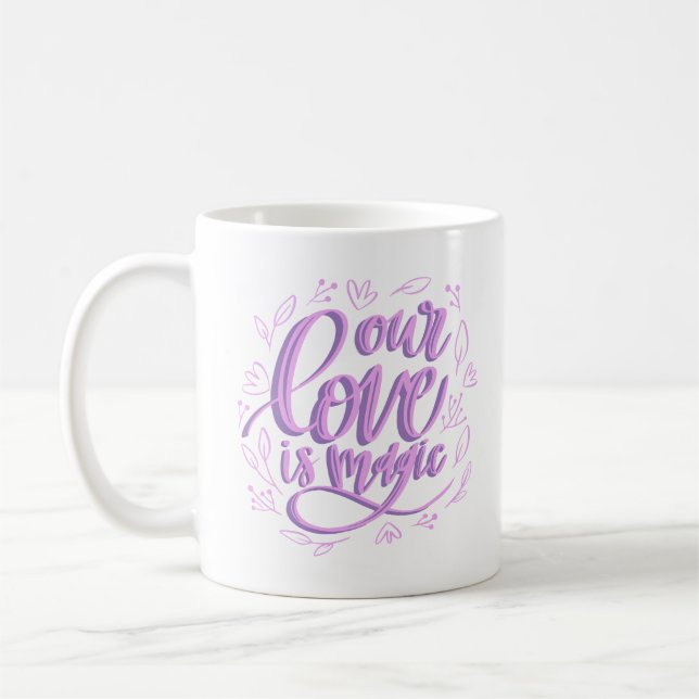 unsere Liebe ist magisch Kaffeetasse (Links)