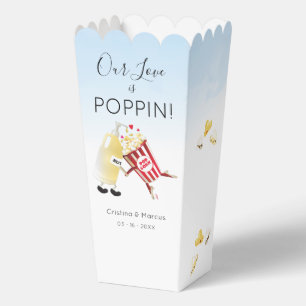 Unsere Liebe knallt Popcorn Geschenkschachtel