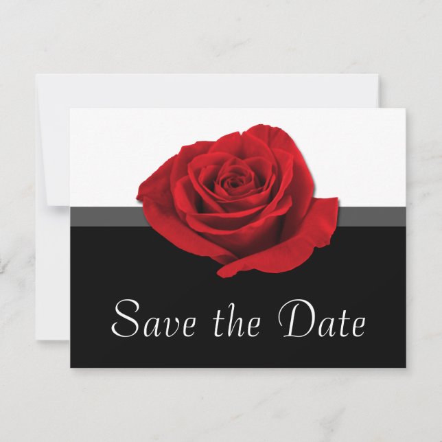 Unsere Liebe Rose ~ Save the Date (Vorderseite)