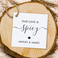 Unsere Liebe sind scharfe Gastgeschenk Hochzeit-Ta