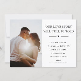 Unsere Liebe-Story wird immer noch erzählt, ändern Einladung