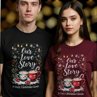 Unsere Liebesgeschichte: Ein gemütlicher Weihnacht T-Shirt