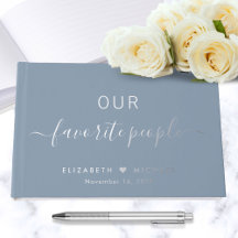 Unsere Lieblings-Leute Dusty Blue Foto Hochzeit