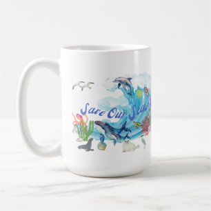 Unsere Meere individuell Retten Kaffeetasse