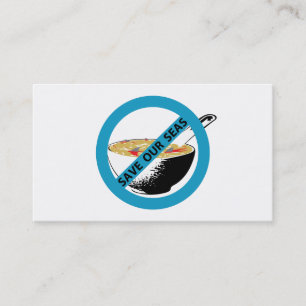 UNSERE MEERESVERBOTUNG FÜR Haifischflossensuppe ge Visitenkarte