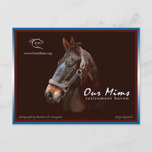 Unsere Mims Tribute Post Card Postkarte (Vorderseite)