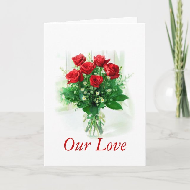 Unsere Mitteilungskarten zur Liebe (Vorderseite)