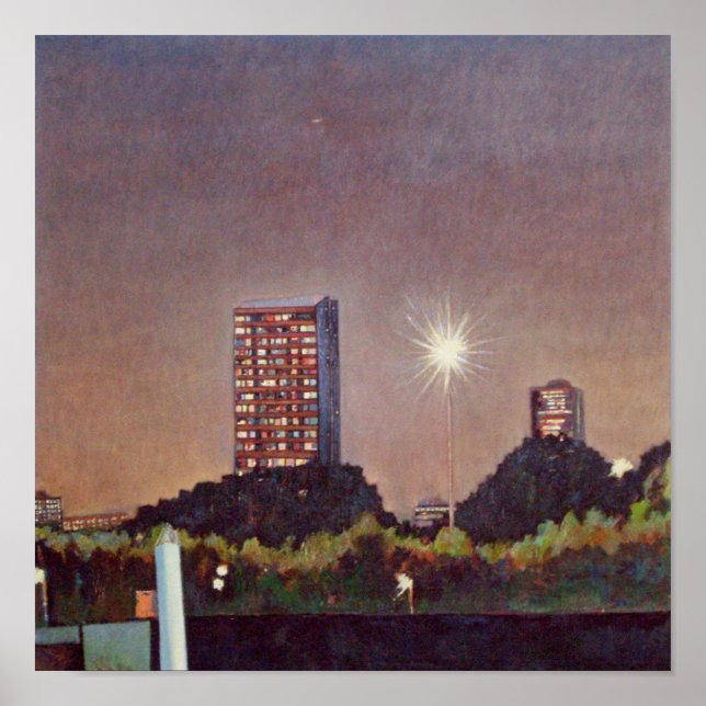 Unsere moderne Mond Poster (Vorne)