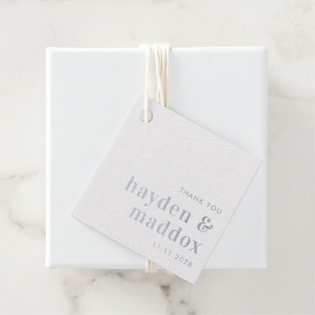 Unsere momentanen ReAL FOIL Gastgeschenk Hochzeit  Geschenkanhänger (Mit Box)