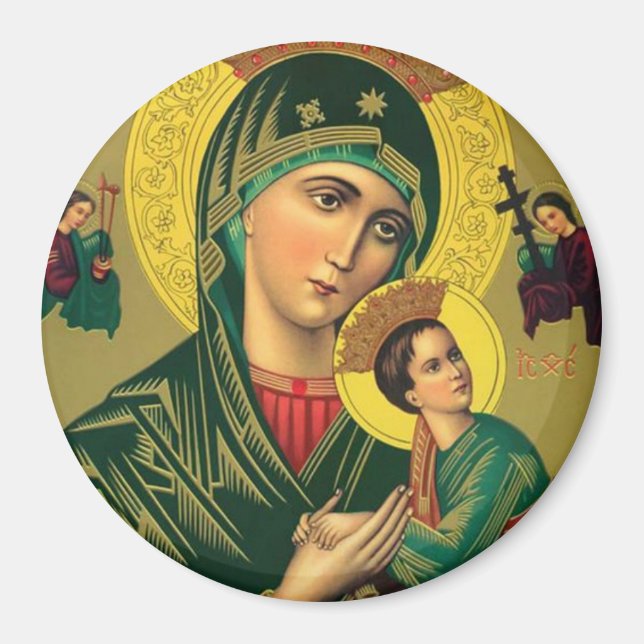Unsere Mutter der ständigen Hilfe Magnet (Vorne)