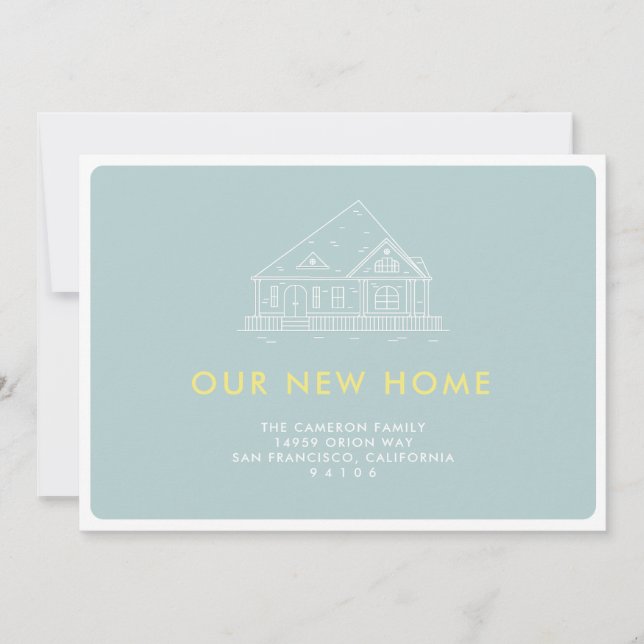 Unsere neue Ankündigung über Zuhause-Bewegung (Vorderseite)