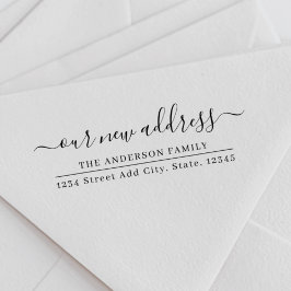 Unsere neue Rücksendeadresse zur Adressverschiebun Permastempel