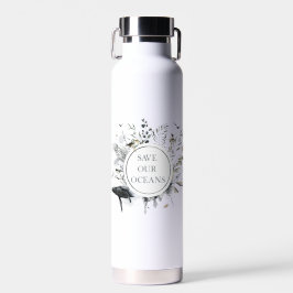 Unsere Ozeane ohne Plastik retten Trinkflasche