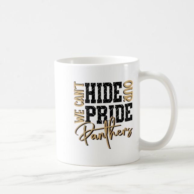 Unsere Panther Pride Gold Panthers School kann nic Kaffeetasse (Rechts)