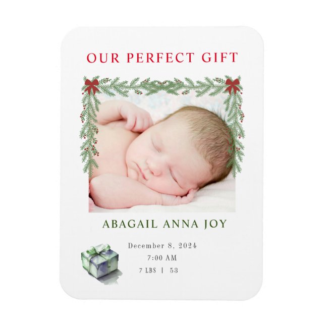 Unsere perfekte Geschenkansage Magnet (Vertikal)