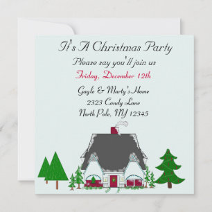 Unsere Place Weihnachten-Party Einladung