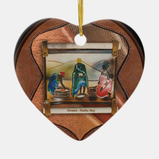 Unsere Regenbogennation Keramikornament (Vorne)