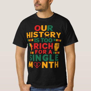 Unsere reiche Geschichte feiert das Jahr des afrik T-Shirt