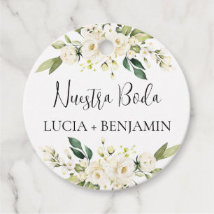 Unsere runde Hochzeit Geschenkanhänger