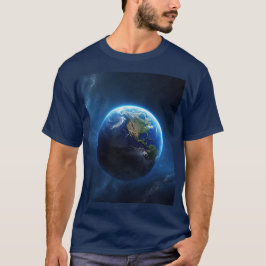 Unsere Saphire-Zuhause im Weltraum T-Shirt