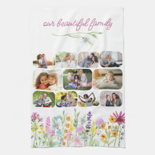 Unsere schöne Familie Pretty Wildflower 11 Foto Geschirrtuch