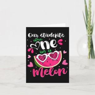 Unsere Schüler sind eins in einem Melon-Lehrer Wat Karte