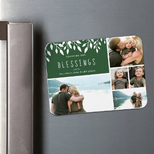 Unsere Segnungen Feiertagsfotos Magnet