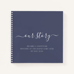 Unsere Story Erinnerungen Paare Keepake Journal Notizbuch