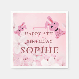 Unsere süße, sonnige Prinzessin wird 5! Birthday N Serviette