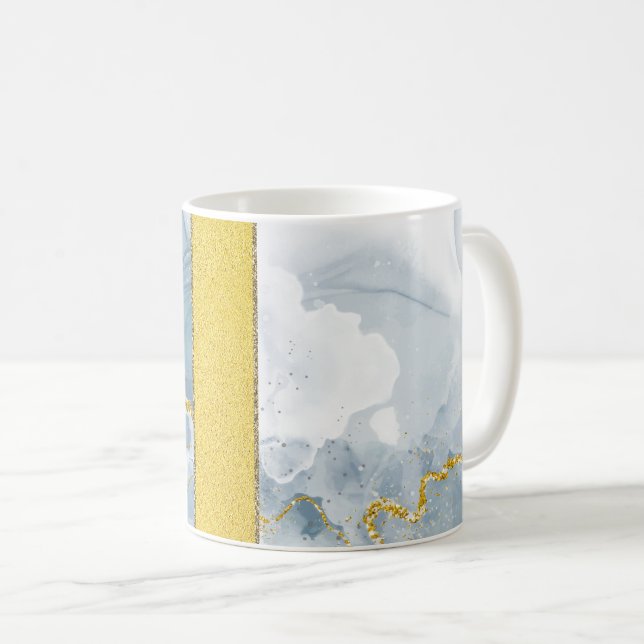 Unsere Tasse aus Marmor für Küche und Dekoration (VorderseiteRechts)