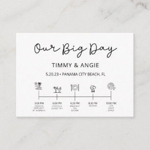 Unsere Timmy & Angie Enclosure Card zum "Big Day" Begleitkarte