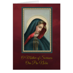 Unsere traurige Mutter Massen-anbietenw/prayer