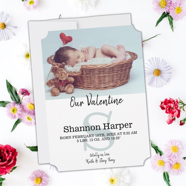 Unsere Valentine Februar Baby Ankündigung (Von Creator hochgeladen)