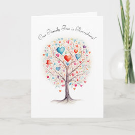 Unsere wachsende Liebe - Poly Family New Child Karte