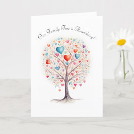 Unsere wachsende Liebe - Poly Family New Child Karte