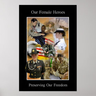 Unsere weiblichen Helder Poster