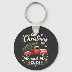 Unsere Weihnachten als Mr. und Mrs. 2024 Matching  Schlüsselanhänger