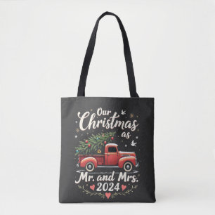 Unsere Weihnachten als Mr. und Mrs. 2024 Matching Tasche