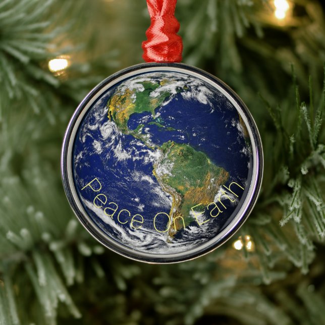 Unsere Welt - Weltfrieden Ornament Aus Metall (Baum)
