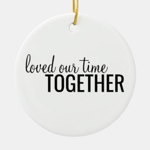 Unsere Zeit Zusammen Geliebt 2021 Personalisiert Keramik Ornament