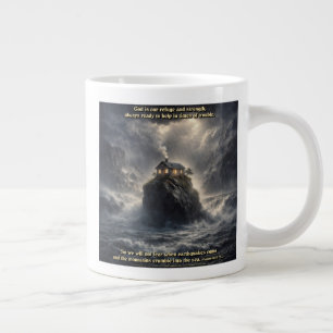 Unsere Zuflucht & Stärke Jumbo-Tasse