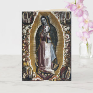 Unserer Lieben Frau von Guadalupe Beileidskarte Karte
