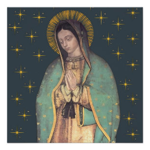 Unserer Lieben Frau von Guadalupe Jungfrau Maria G Poster